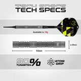 Winmau Michael van Gerwen Darts - Soft Tip - 90% Tungsten - TS 18g
