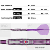 Caliburn Awakening Darts - Steel Tip - 90% Tungsten - Nicomuse