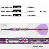 Caliburn Awakening Darts - Soft Tip - 90% Tungsten - Nicomuse 18g