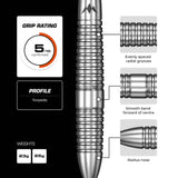 Mission BLUPRNT R2.5 Darts - Steel Tip - 90% Tungsten - FORMD