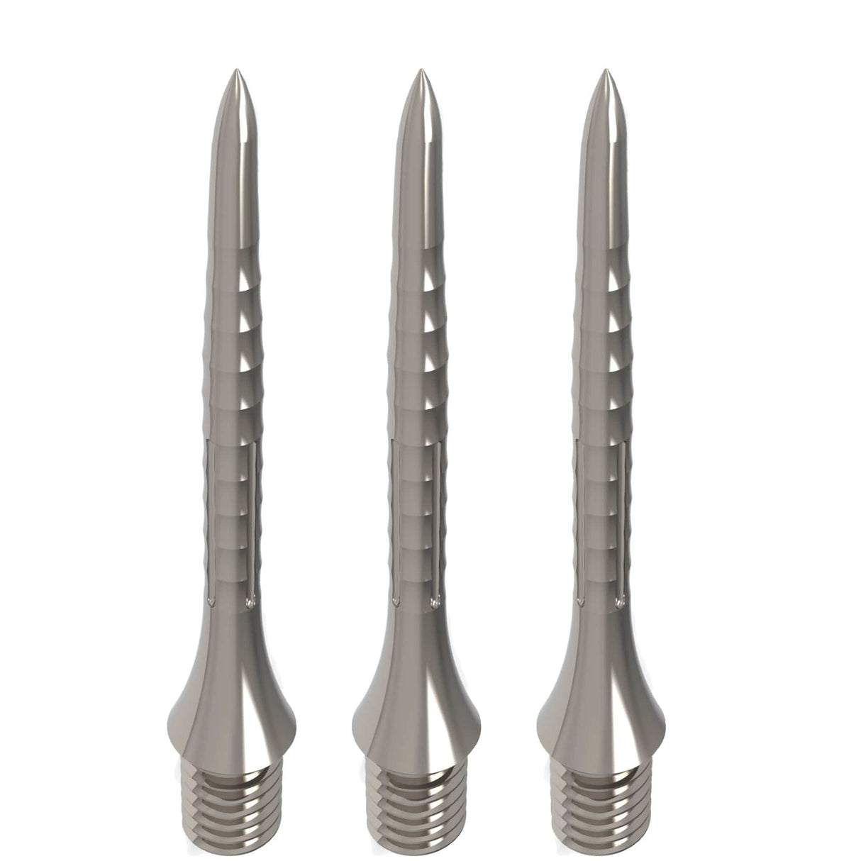 Caliburn Bamboo Conversion Points - Screw In - Soft Tip to Steel Tip - Silver