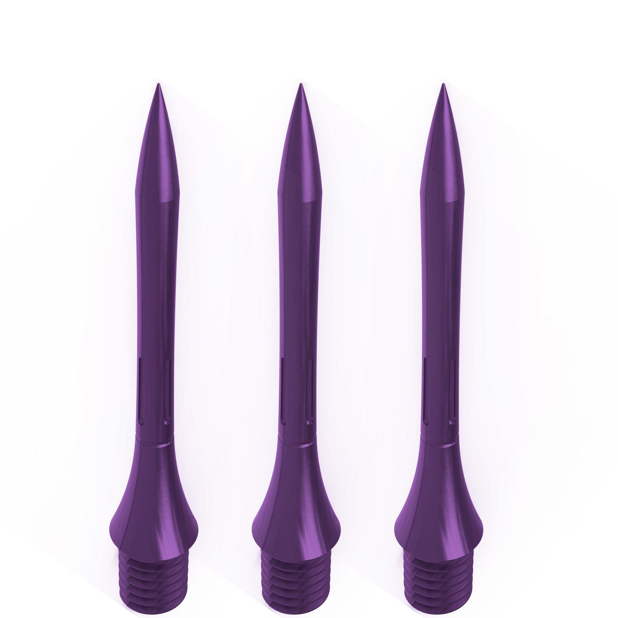 Caliburn Bamboo Smooth Conversion Points - Screw In - Soft Tip to Steel Tip - Purple
