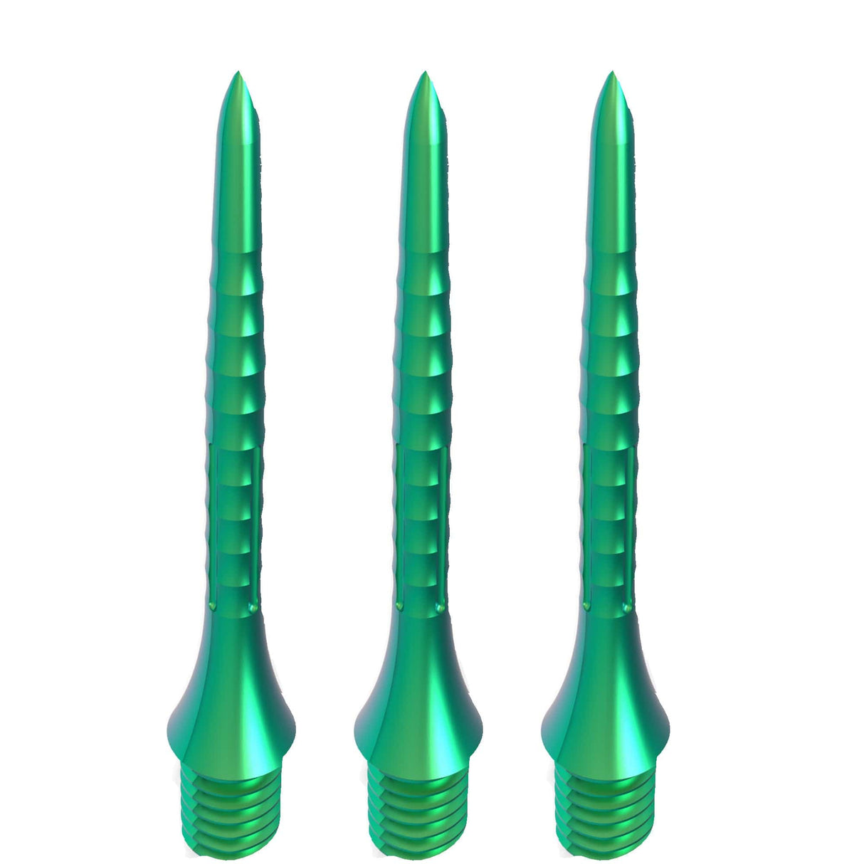 Caliburn Bamboo Conversion Points - Screw In - Soft Tip to Steel Tip - Dark Green