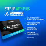 Winmau Autodarts Tripod Bundle - Travel Stand & 12 Month Lens Subscription