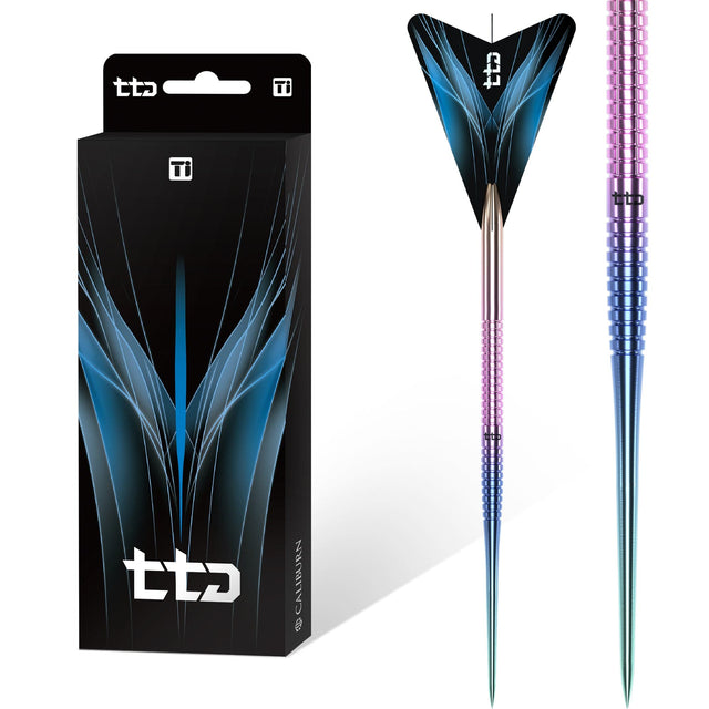 Caliburn TTD Darts - Complete Titanium Dart - T1 - Rainbow 5g