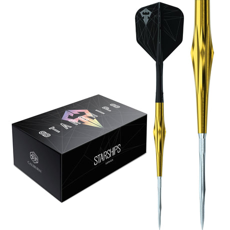 Caliburn Starships Darts - Steel Tip - 95% Tungsten - Sunspear 19g