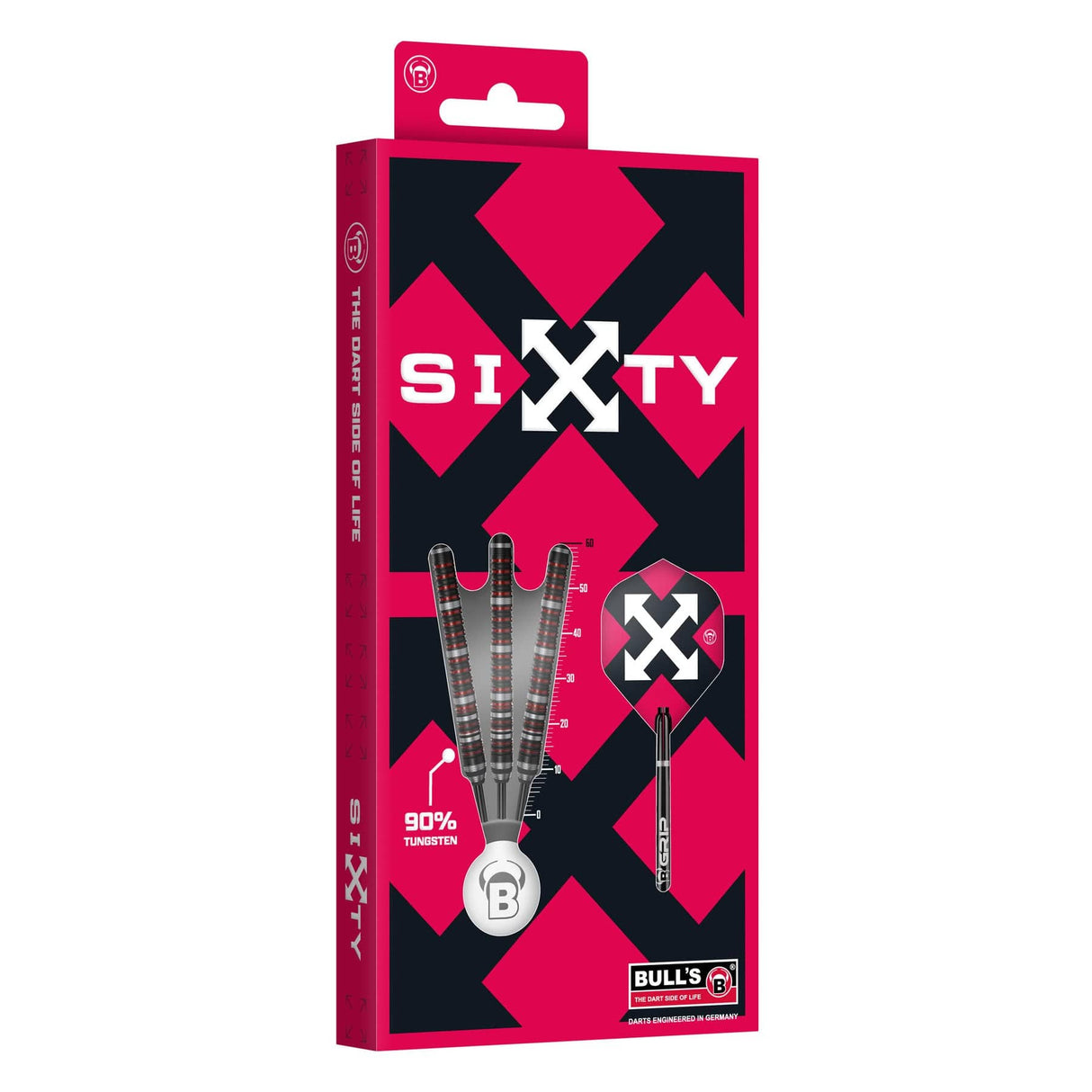 BULL'S Sixty Darts - Steel Tip - 90% Tungsten - S2