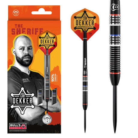 BULL'S Cor Dekker Darts - Steel Tip - 90% Tungsten 23g