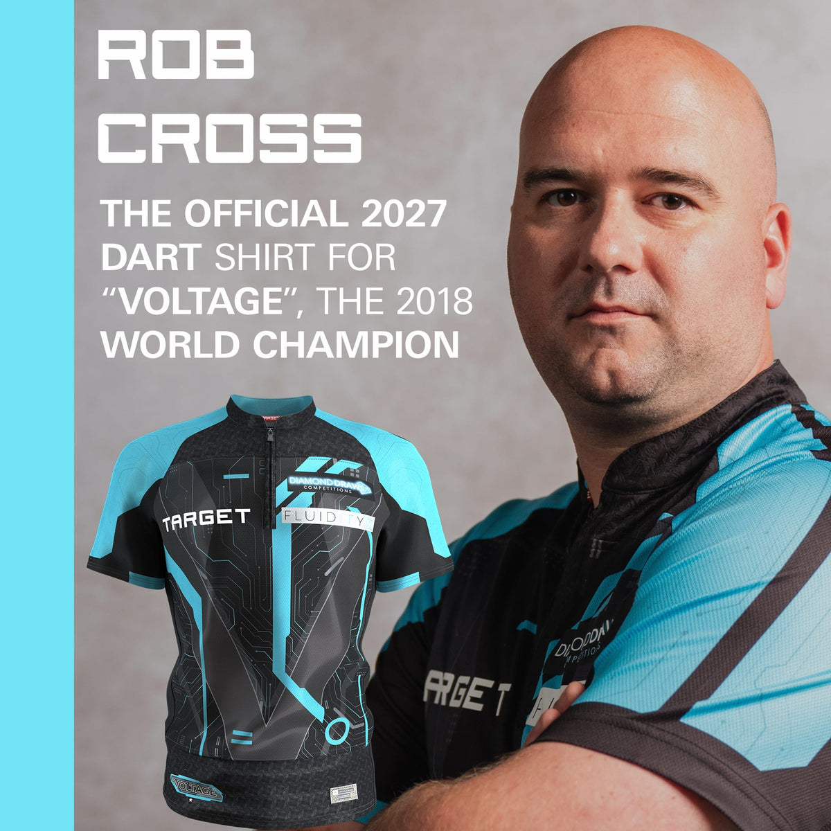 Target Player Darts Shirt - Rob Cross 2027
