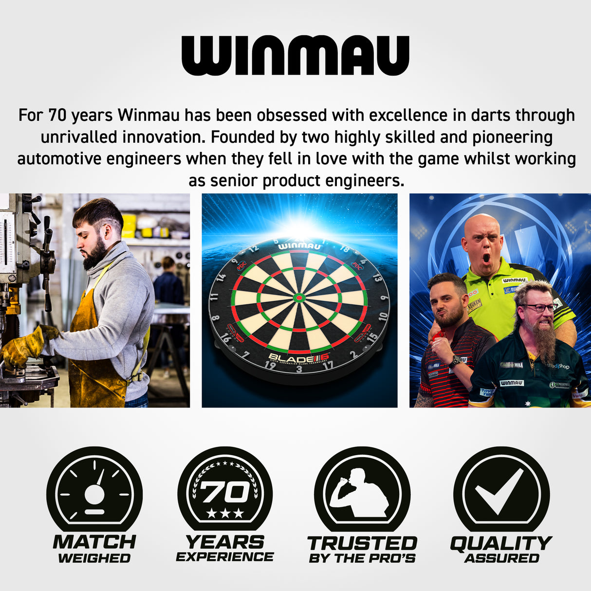 Winmau Lunaris Switch Darts - Steel Tip - 90% Tungsten - Parallel