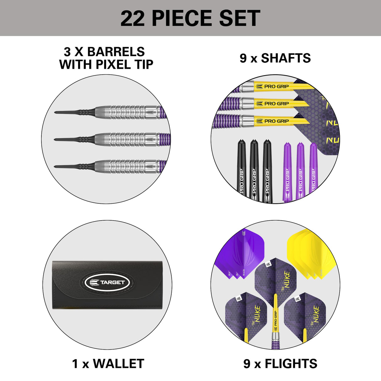 Target Luke Littler Darts - Soft Tip - Brass 19g