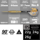 Target Bolide Envy Darts - Steel Tip - 90% Tungsten - 05