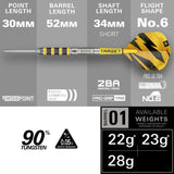 Target Buzz Darts - Steel Tip - 90% Tungsten - SP01