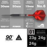 Target Shift Darts - Steel Tip - 90% Tungsten