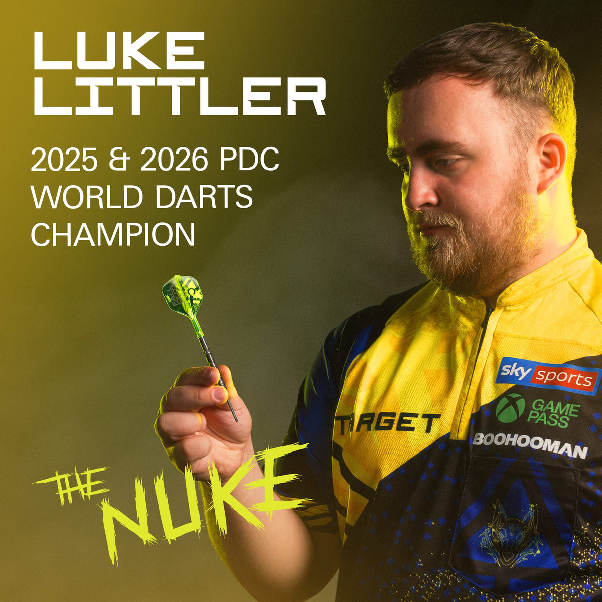 Target Luke Littler Darts - Steel Tip - 90% Tungsten - Fallout