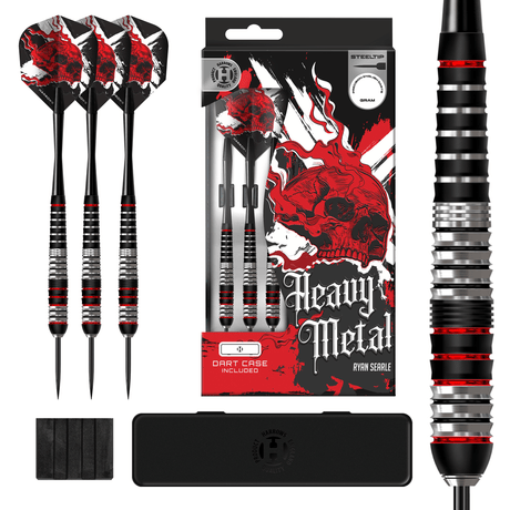 Harrows Ryan Searle Darts - Steel Tip - Brass - Heavy Metal