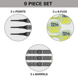 Target Luke Littler Darts - Soft Tip - 90% Tungsten - Fallout 19g