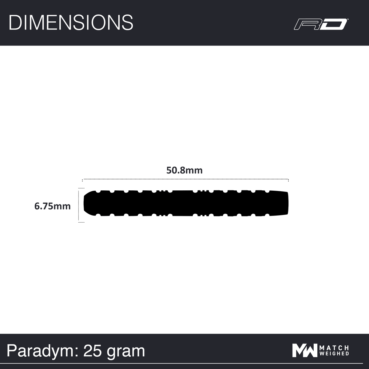 Red Dragon Paradym Darts - Steel Tip - 90% Tungsten - Parallel