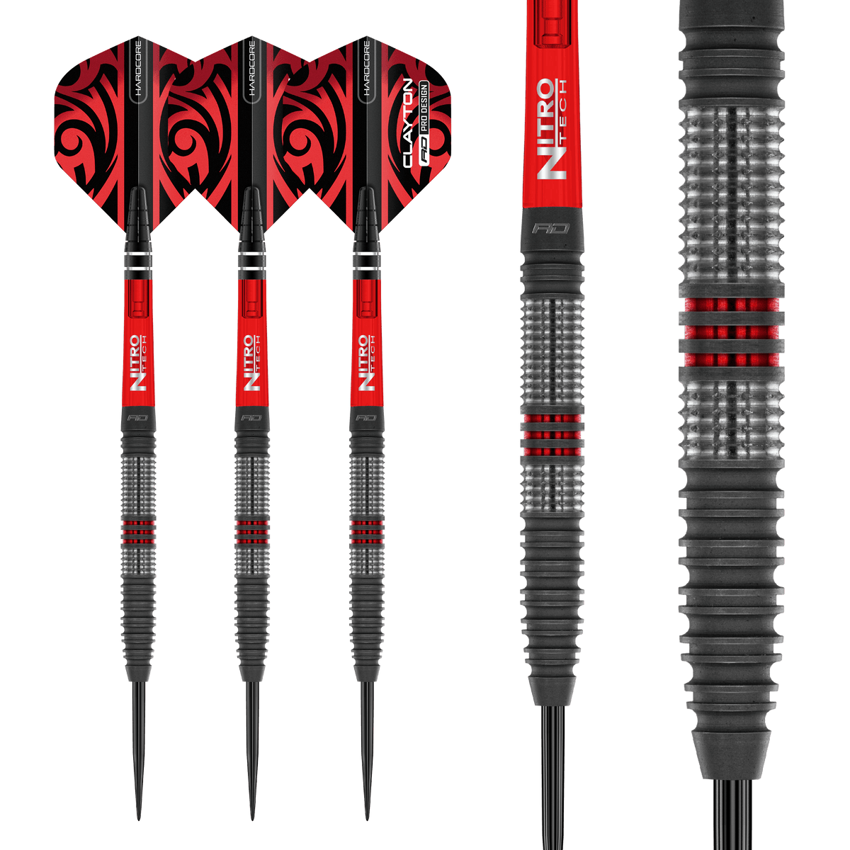 Red Dragon Jonny Clayton Darts - Steel Tip - 90% Tungsten - Hiraeth