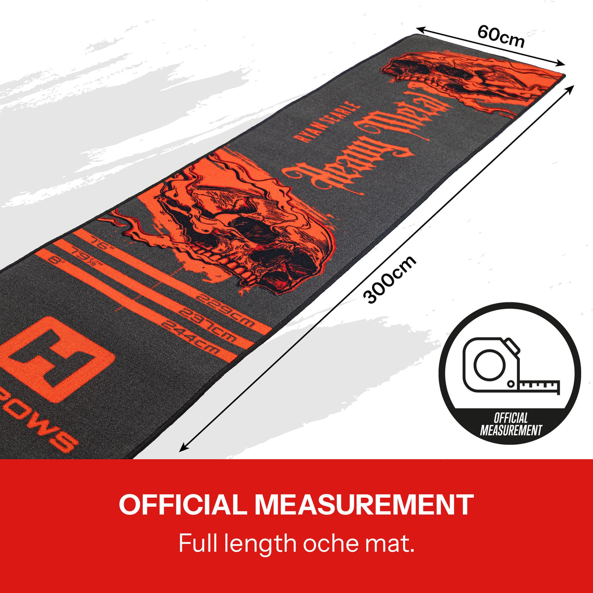 Harrows Dart Mat - Ryan Searle - Heavy Metal