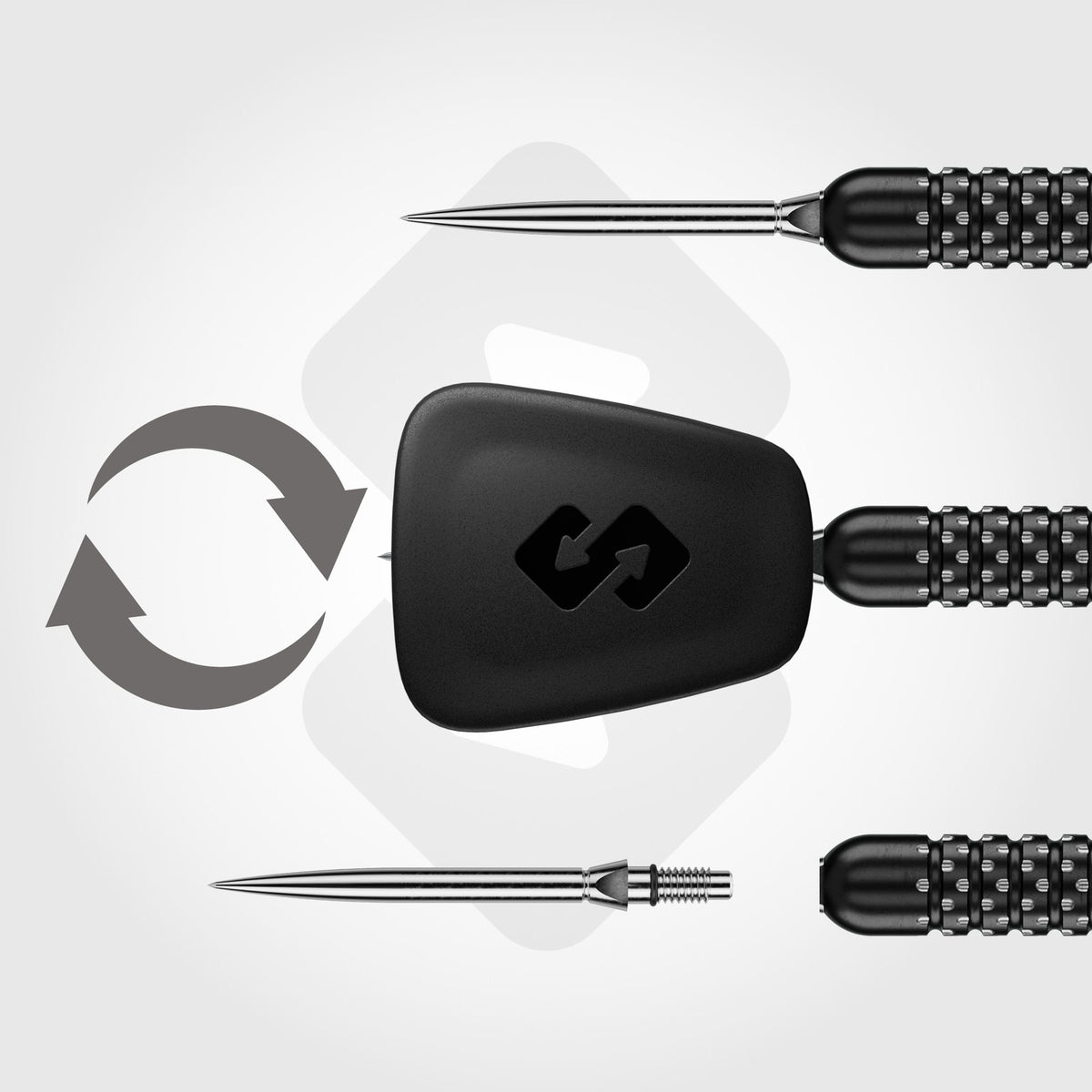 Winmau Michael van Gerwen Switch Darts - Steel Tip - 90% Tungsten - W-Max