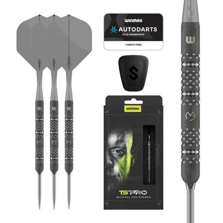 Winmau Michael van Gerwen Switch Darts - Steel Tip - 90% Tungsten - TS-Pro