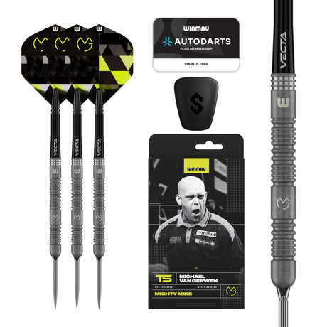 Winmau Michael van Gerwen Switch Darts - Steel Tip - 90% Tungsten - TS