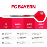 BULLS FC Bayern Darts - Steel Tip - 90% Tungsten