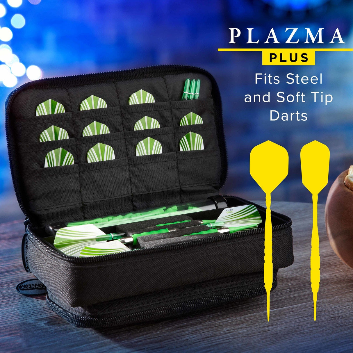 Casemaster Plazma Plus Dart Case - with phone pocket - Nylon
