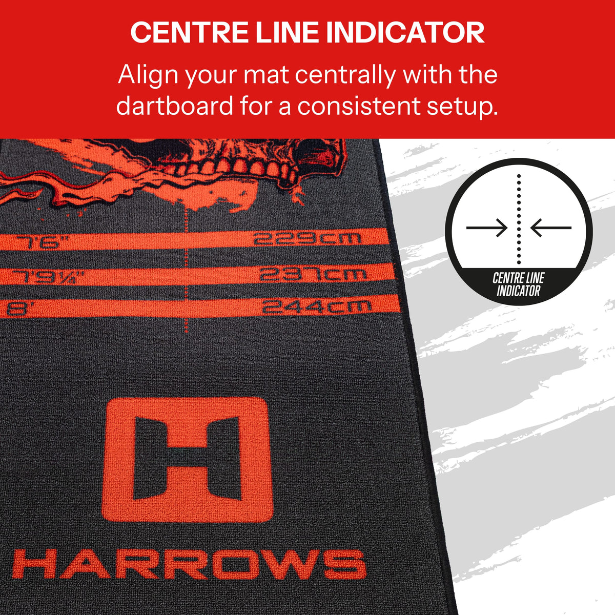 Harrows Dart Mat - Ryan Searle - Heavy Metal