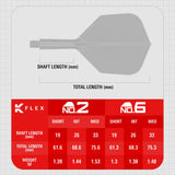 Target K-Flex Dart Flights - Standard No6 - Luke Littler Fallout