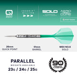 Harrows Torrent Darts - Steel Tip - 90% Tungsten - Parallel