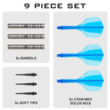 Harrows Flux Darts - Soft Tip - 90% Tungsten 20g