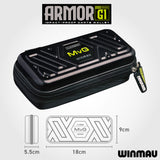 Winmau Armor Darts Case - MVG G1 - Black & Green