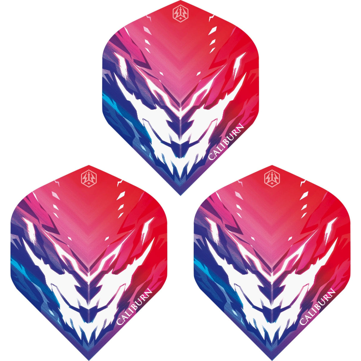 Caliburn Dart Flights - 100 Micron - Standard No2 - Roar