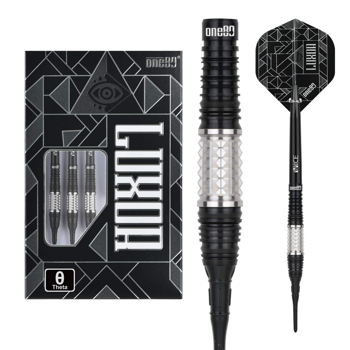 One80 Luxor II Darts - Soft Tip -90% Tungsten - Theta 18g