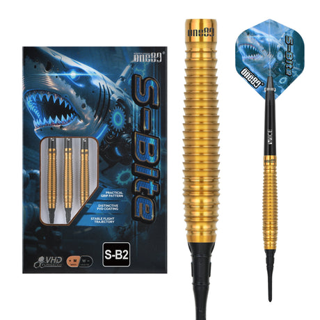 One80 S-Bite Darts - Soft Tip - 90% Tungsten - S-B2 18g