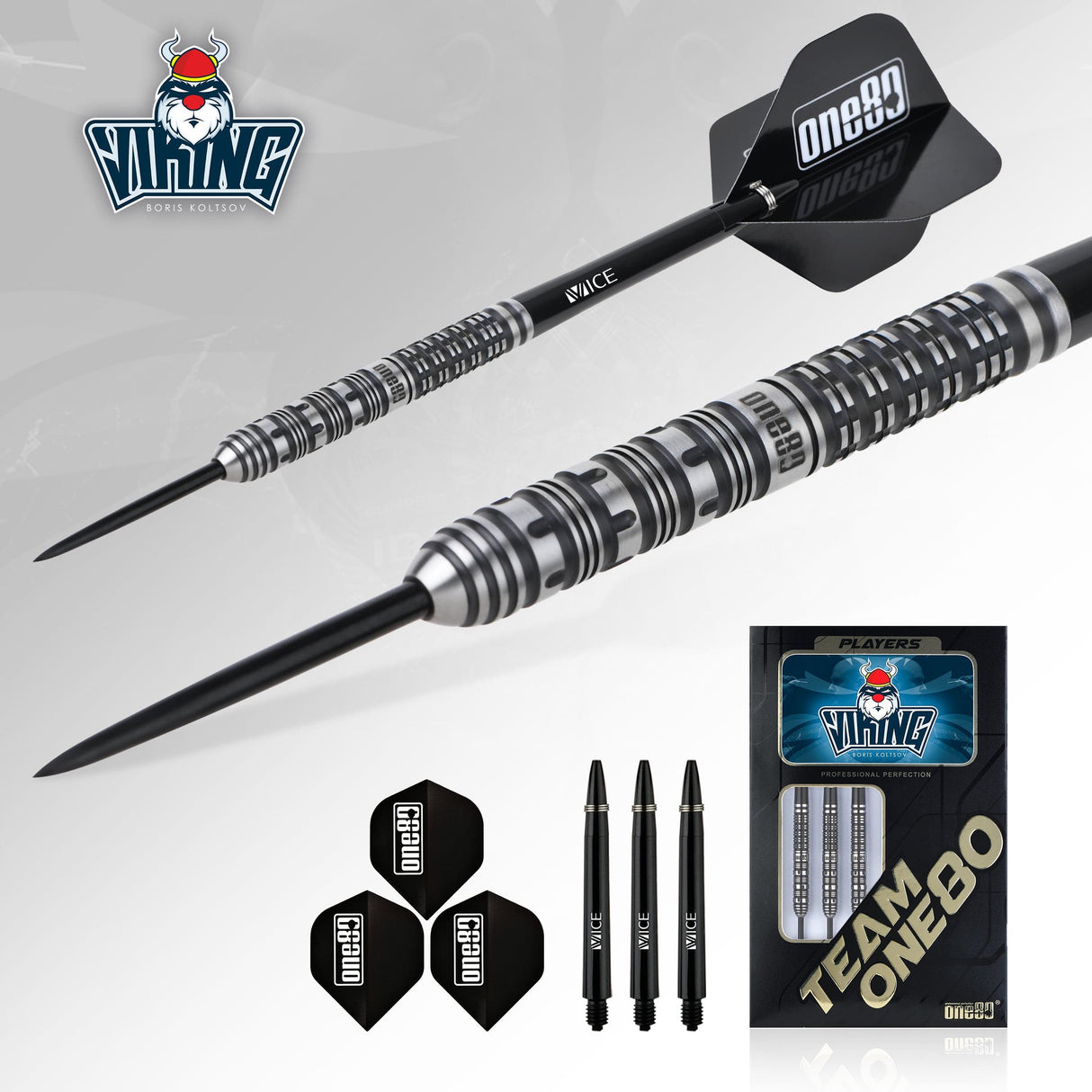 One80 Boris Koltsov Darts - Steel Tip - 90% Tungsten