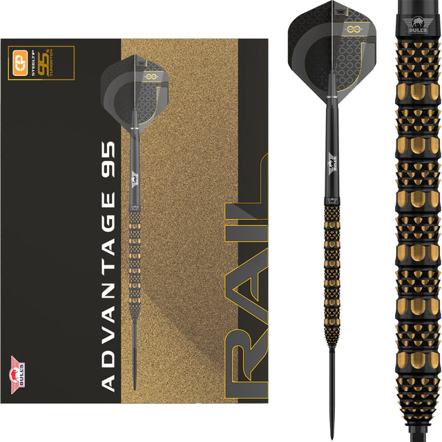 Bulls Advantage CP Darts - Steel Tip - 95% Tungsten - Rail