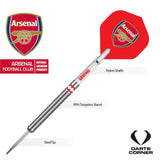 Arsenal FC Darts - Steel Tip Tungsten - Official Licensed - The Gunners - 24g 24g