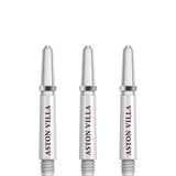 Aston Villa FC Nylon Shafts - Dart Stems with Springs - AVFC - White