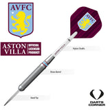 Aston Villa FC Darts - Steel Tip Brass - Official Licensed - AVFC - 22g 22g