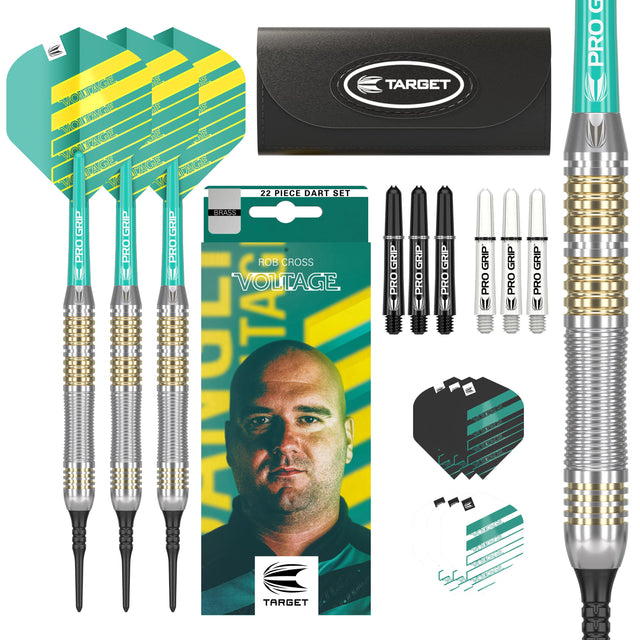 Target Rob Cross Darts  - Soft Tip - Brass 18g