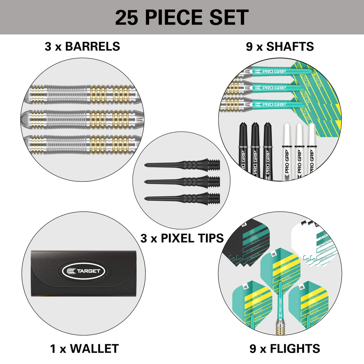 Target Rob Cross Darts  - Soft Tip - Brass 18g
