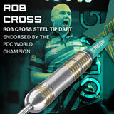 Target Rob Cross Darts - Steel Tip - Brass 22g