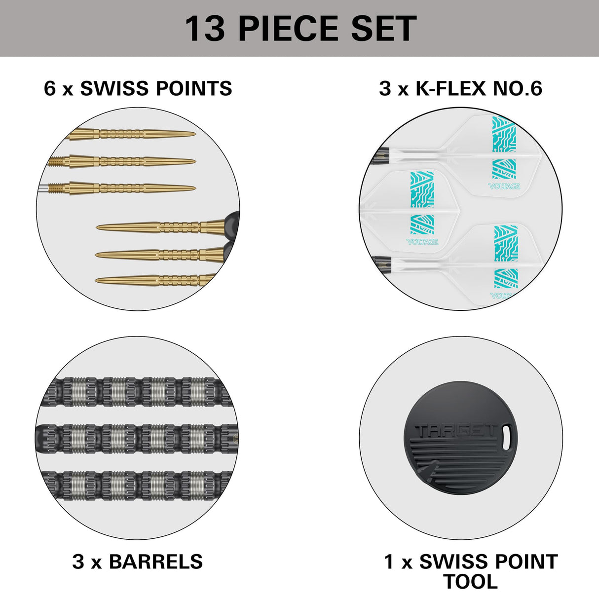 Target Rob Cross Darts - Steel Tip - 95% Tungsten - 95K