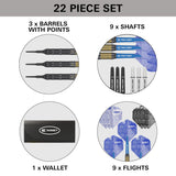 Target Josh Rock Darts - Soft Tip - Brass 18g