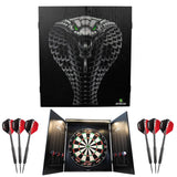 Ruthless Home Darts Centre - Cabinet with USB Light - Cobra