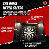 Ruthless Home Darts Centre - Cabinet with USB Light - Eagle