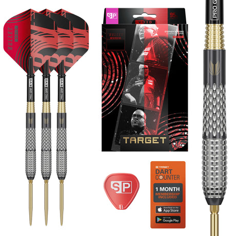 Target Stephen Bunting Darts - Steel Tip - 95% Tungsten - G5 Void